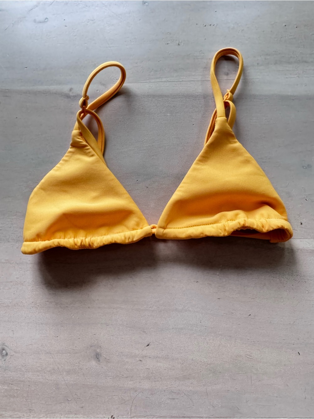 Ark swimwear yellow string bralette size s